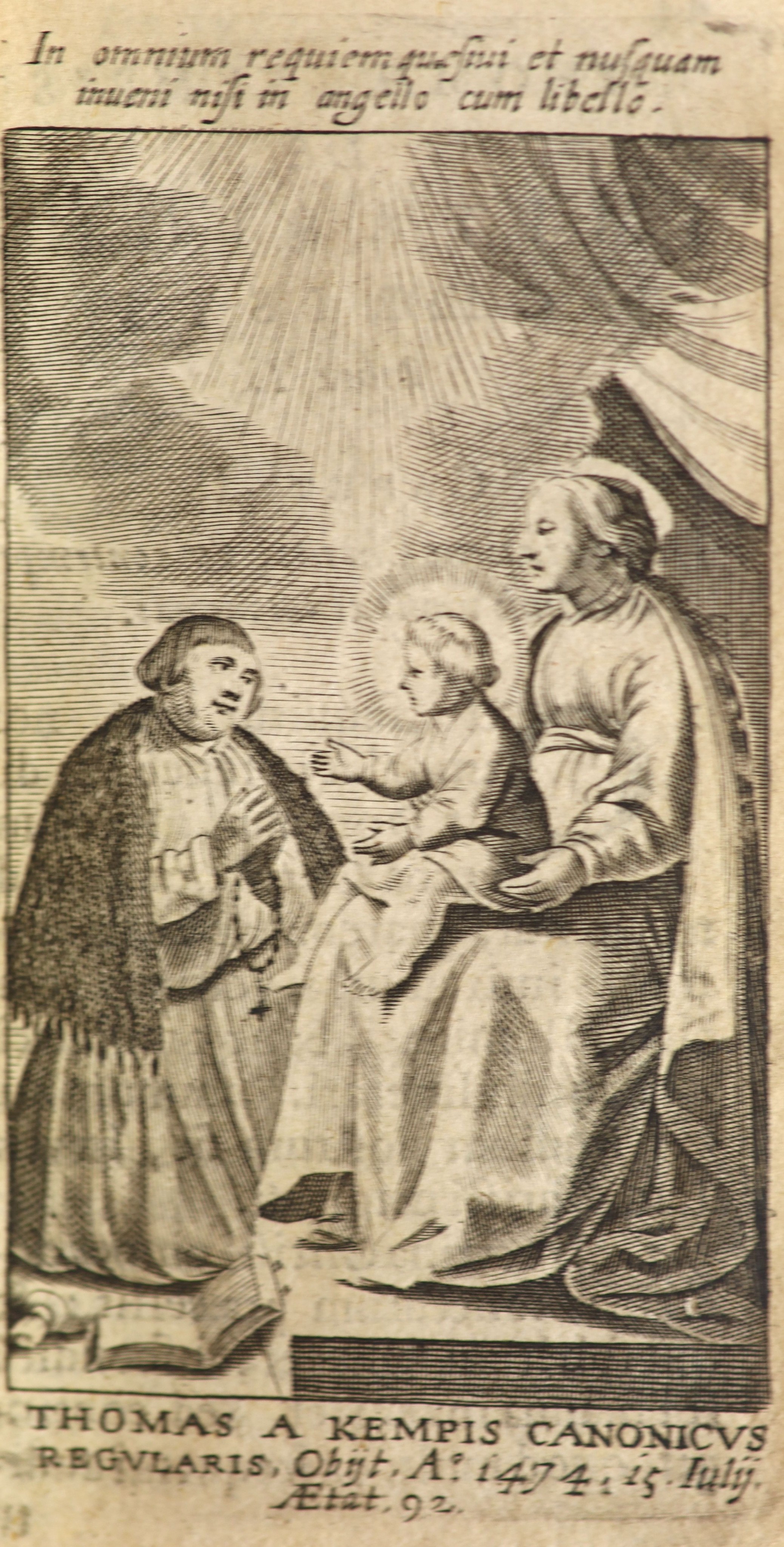 A Kempis, Thomas. De Imitatione Christi ...